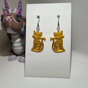 3D printed Cat Earrings